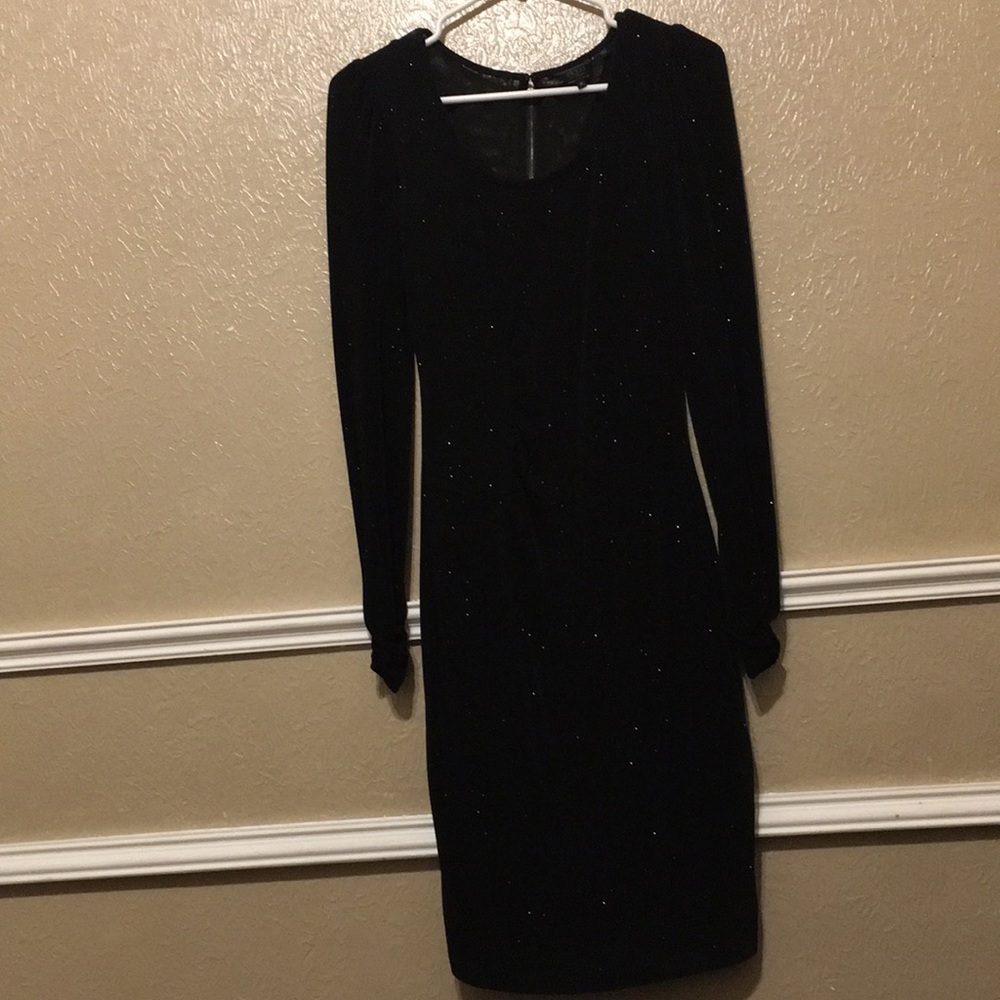 Guess black sparkly dress